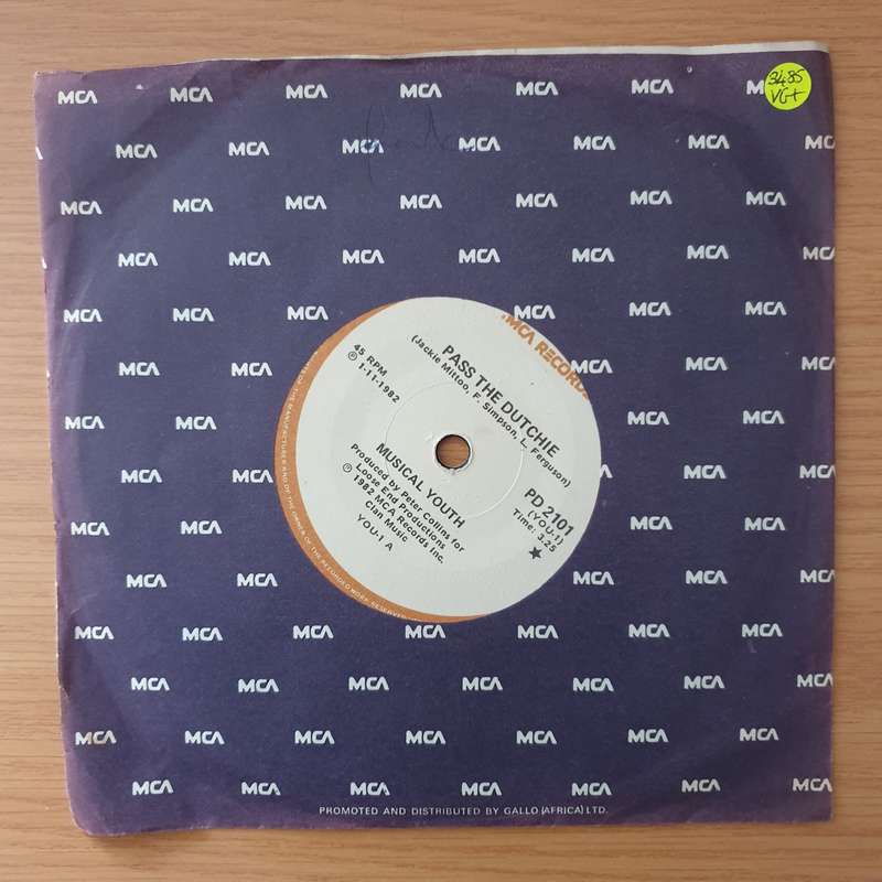 Musical Youth  Pass The Dutchie - Vinyl 7" Record - Very-Good+ Quality (VG+) (verygoodplus)