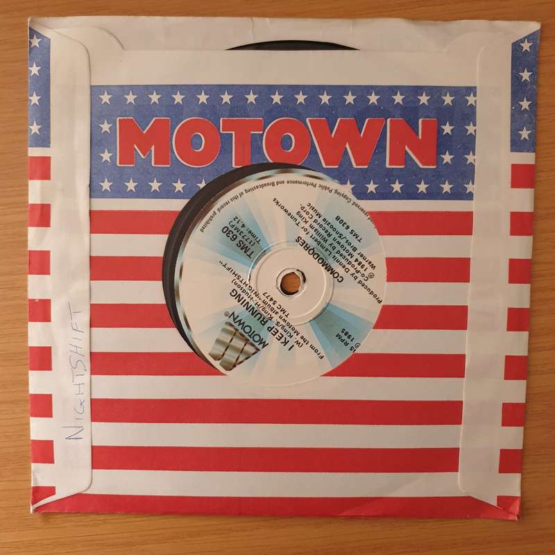 Commodores  Nightshift / I Keep Running - Vinyl 7" Record - Very-Good+ Quality (VG+) (verygood...