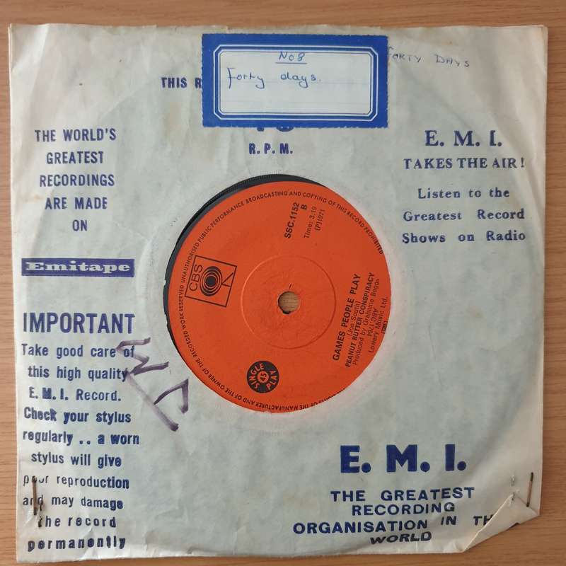 Peanut Butter Conspiracy  Amen / The Games People Play - Vinyl 7" Record - Very-Good+ Quality ...