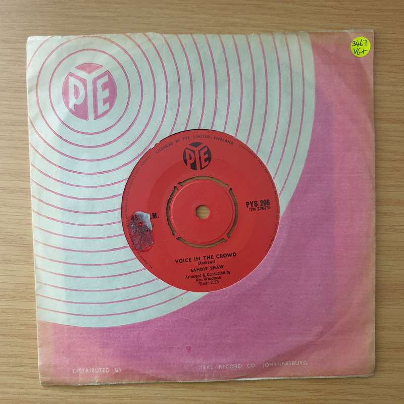 Sandie Shaw  Monsieur Dupont - Vinyl 7" Record - Very-Good+ Quality (VG+) (verygoodplus)