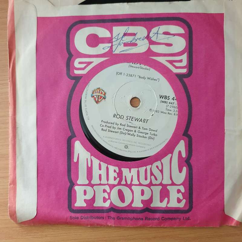 Rod Stewart  Baby Jane - Vinyl 7" Record - Very-Good+ Quality (VG+) (verygoodplus)