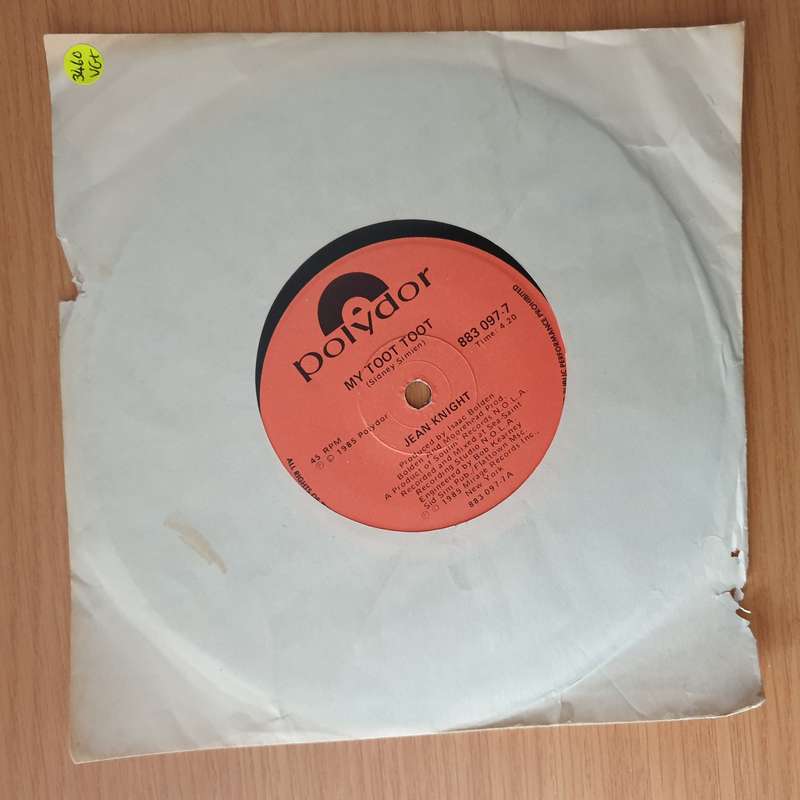 Jean Knight  My Toot Toot - Vinyl 7" Record - Very-Good+ Quality (VG+) (verygoodplus)