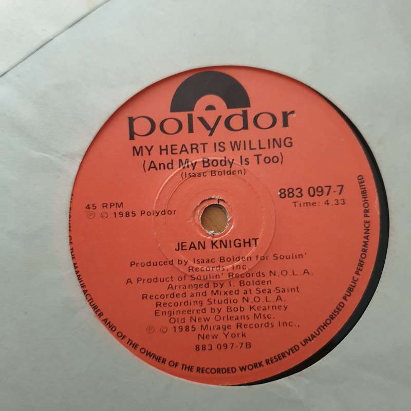 Jean Knight  My Toot Toot - Vinyl 7" Record - Very-Good+ Quality (VG+) (verygoodplus)
