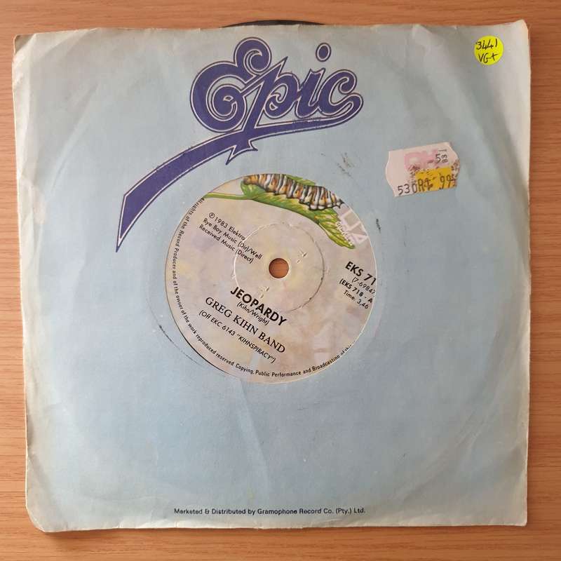 Greg Kihn Band  Jeopardy - Vinyl 7" Record - Very-Good+ Quality (VG+) (verygoodplus)
