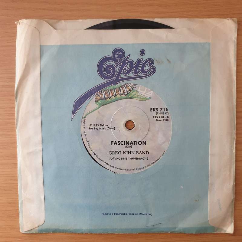 Greg Kihn Band  Jeopardy - Vinyl 7" Record - Very-Good+ Quality (VG+) (verygoodplus)
