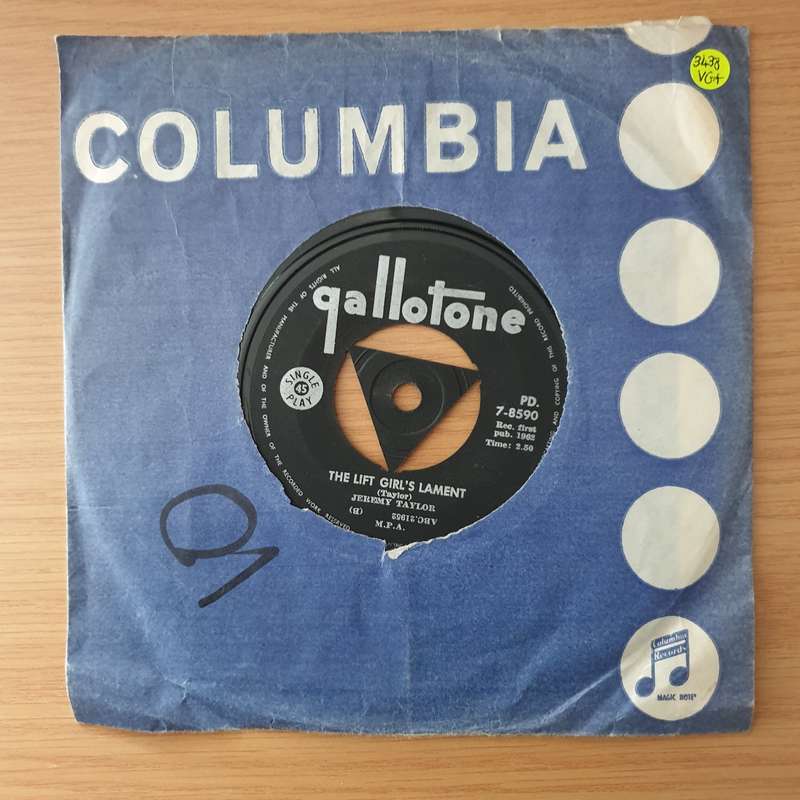 Valerie Miller, Jeremy Taylor  Ballad Of The Northern Suburbs - Vinyl 7" Record - Very-Good+ Q...