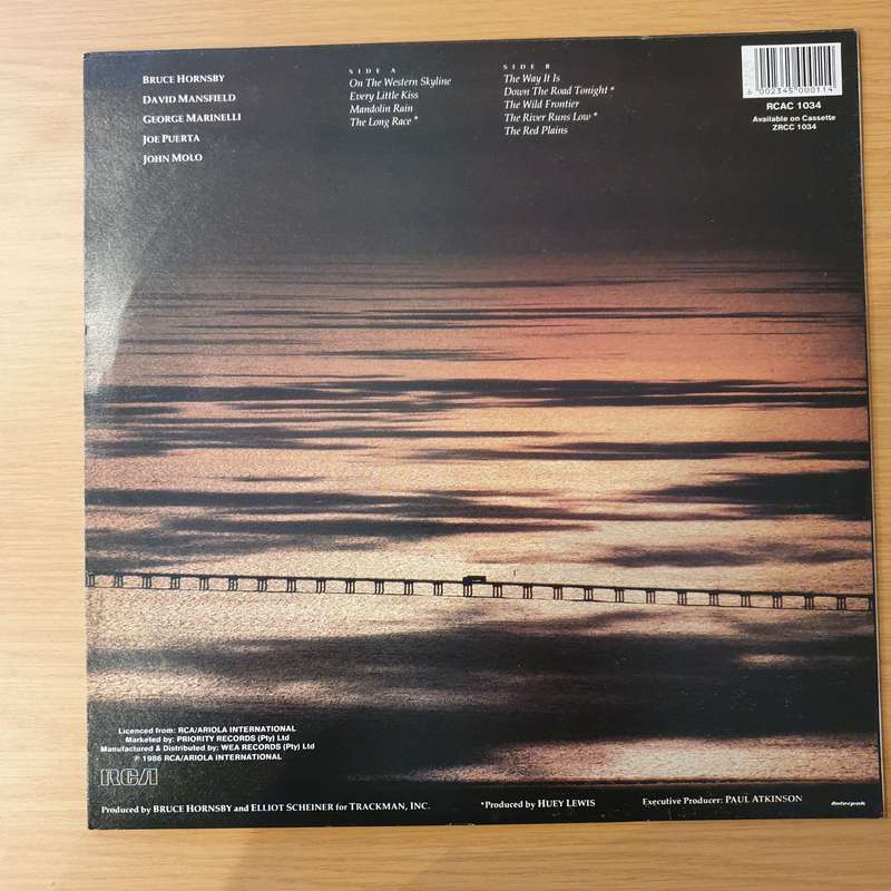 Bruce Hornsby And The Range  The Way It Is - Vinyl LP Record  (VG+)