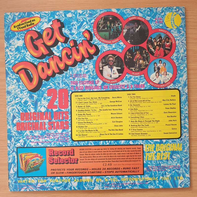 Various  Get Dancin' - Vinyl LP Record - Very-Good+ Quality (VG+) (verygoodplus)