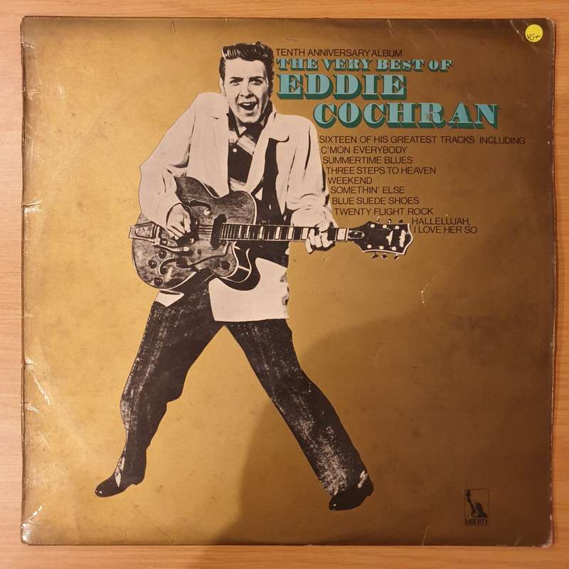 Eddie Cochran  The Very Best Of Eddie Cochran - Vinyl LP Record - Very-Good+ Quality (VG+) (ve...