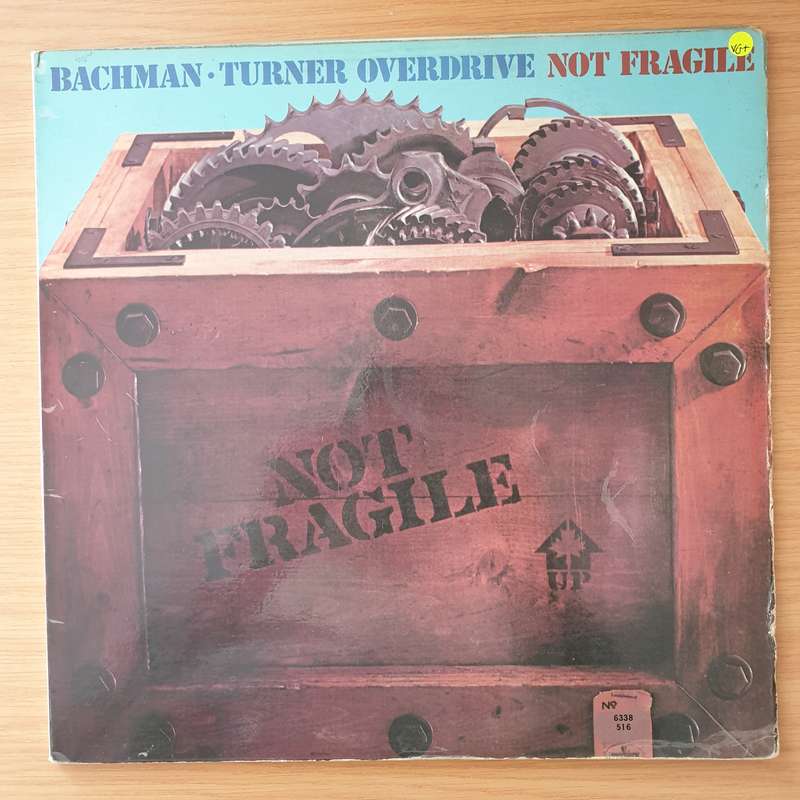 Bachman-Turner Overdrive  Not Fragile - Vinyl LP Record - Very-Good+ Quality (VG+) (verygoodplus)