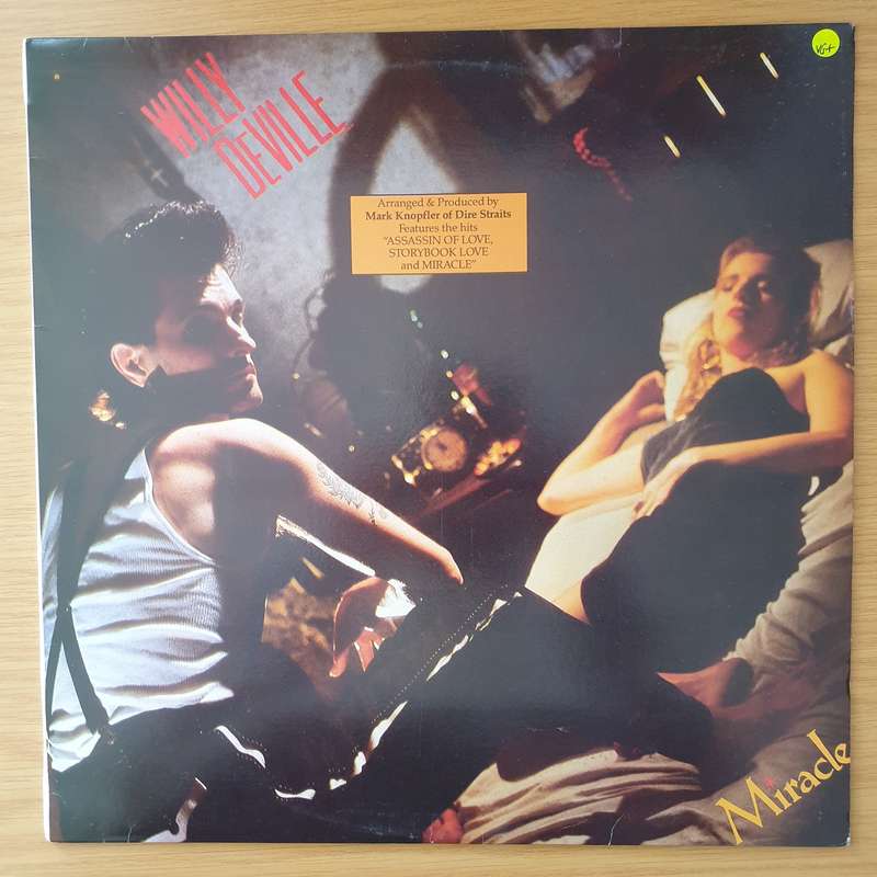 Willy DeVille  Miracle - Vinyl LP Record - Very-Good+ Quality (VG+) (verygoodplus)