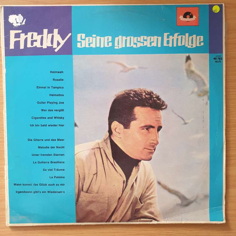 Freddy  Seine Grossen Erfolge - Vinyl LP Record - Very-Good Quality (VG) (verygood)