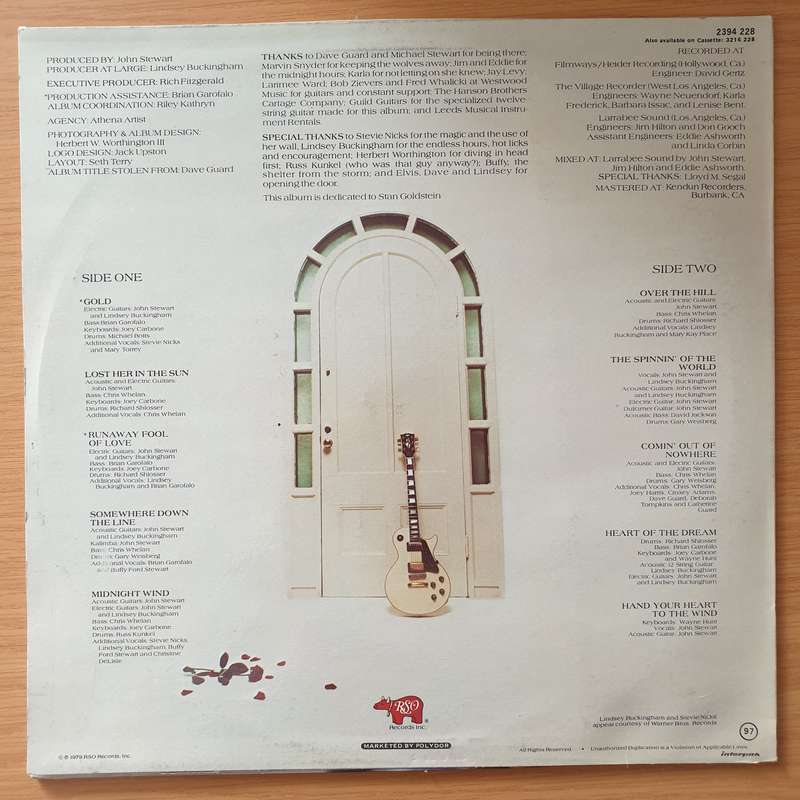 John Stewart  Bombs Away Dream Babies - Vinyl LP Record  (VG+)