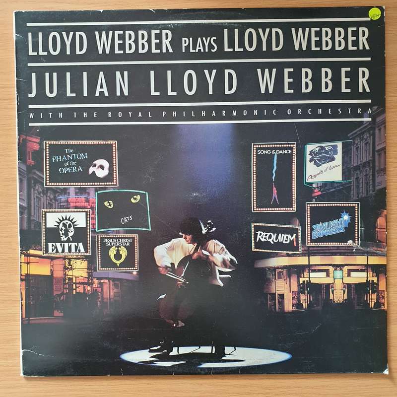 Julian Lloyd Webber  Lloyd Webber Plays Lloyd Webber - Vinyl LP Record - Very-Good+ Quality (V...