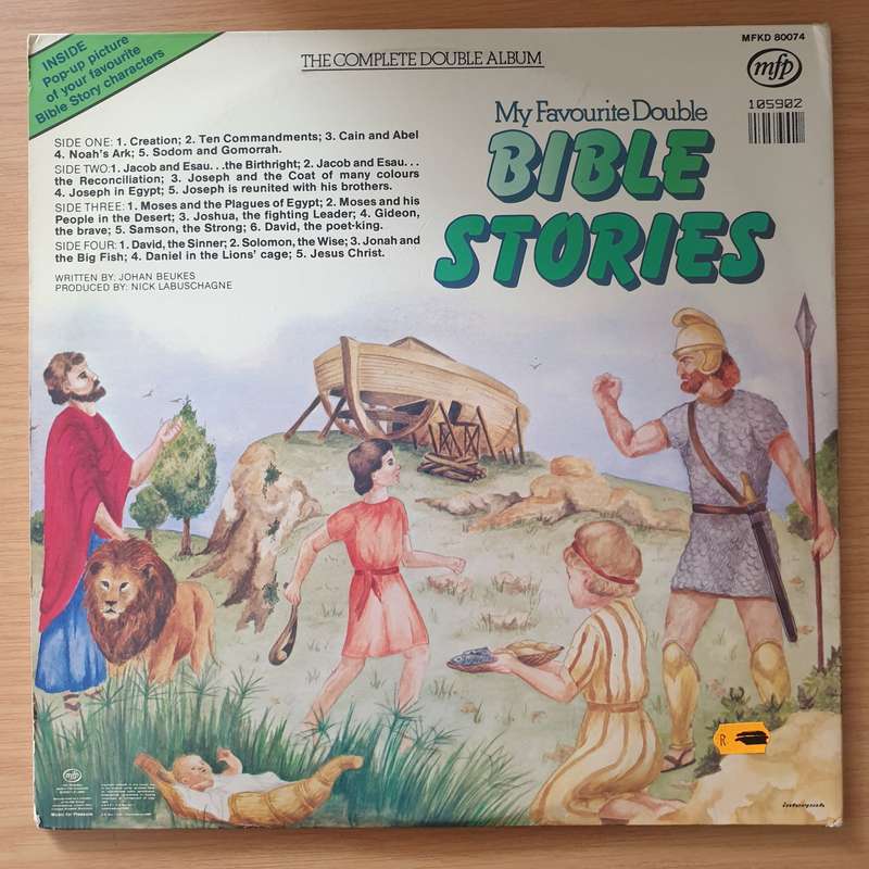 My Favorite Double Bible Stories - Vinyl LP Record - Very-Good+ Quality (VG+) (verygoodplus)