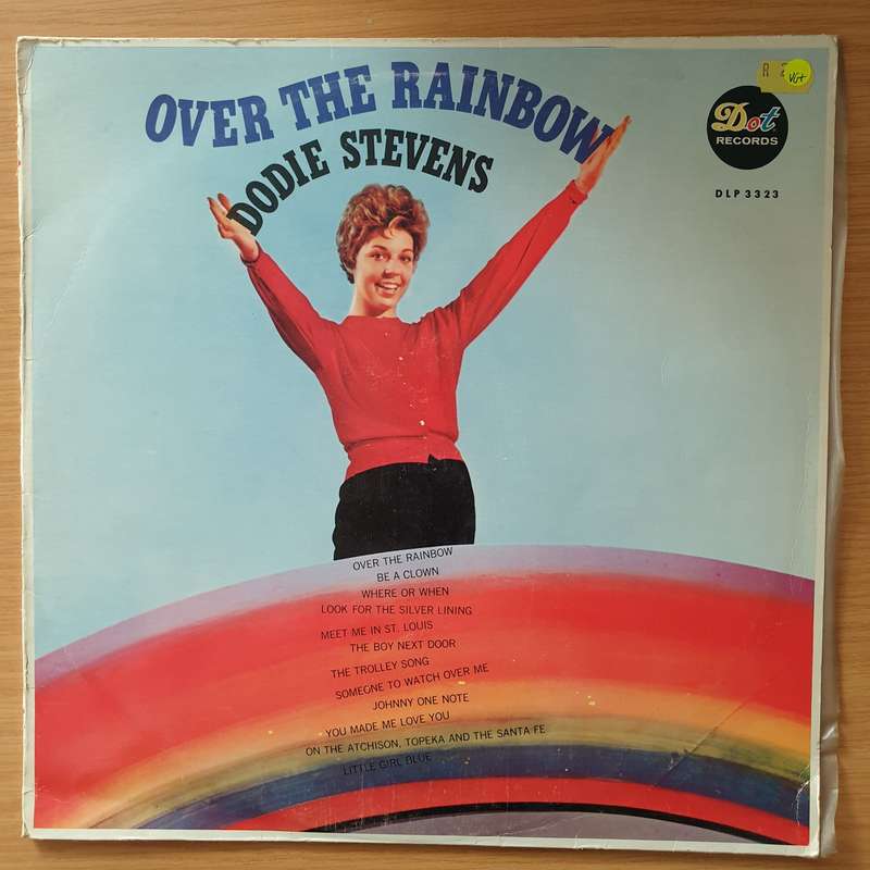 Dodie Stevens  Over The Rainbow - Vinyl LP Record - Very-Good+ Quality (VG+) (verygoodplus)