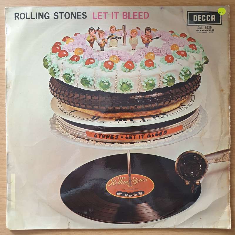 The Rolling Stones  Let It Bleed - Vinyl LP Record - Very-Good Quality (VG) (verygood)