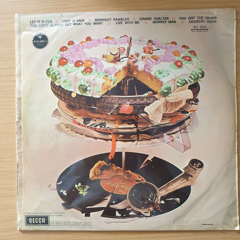 The Rolling Stones  Let It Bleed - Vinyl LP Record - Very-Good Quality (VG) (verygood)