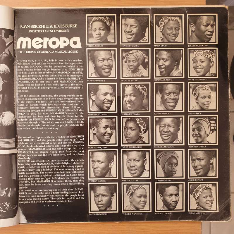 Clarence Wilson  Meropa - Original Stagecast Recording - Vinyl LP Record - Very-Good+ Quality ...