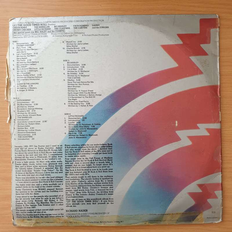Let The Good Times Roll - Original Sound Track Recording - Vinyl LP Record - Very-Good- Quality (...