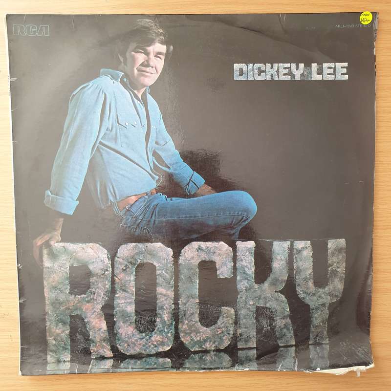 Dickey Lee  Rocky - Vinyl LP Record - Very-Good+ Quality (VG+) (verygoodplus)