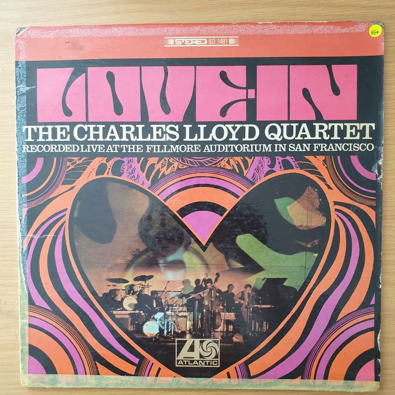 The Charles Lloyd Quartet  Love-In - Vinyl LP Record - Very-Good+ Quality (VG+) (verygoodplus)