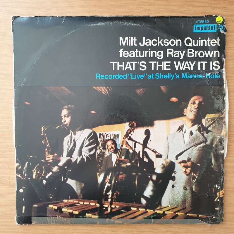 Milt Jackson Quintet Featuring Ray Brown  That's The Way It Is - Vinyl LP Record - Very-Good+ ...