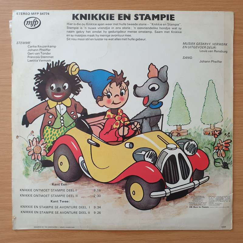 Knikkie en Stampie - Stories vir Kinders - Vinyl LP Record - Very-Good+ Quality (VG+) (verygoodplus)