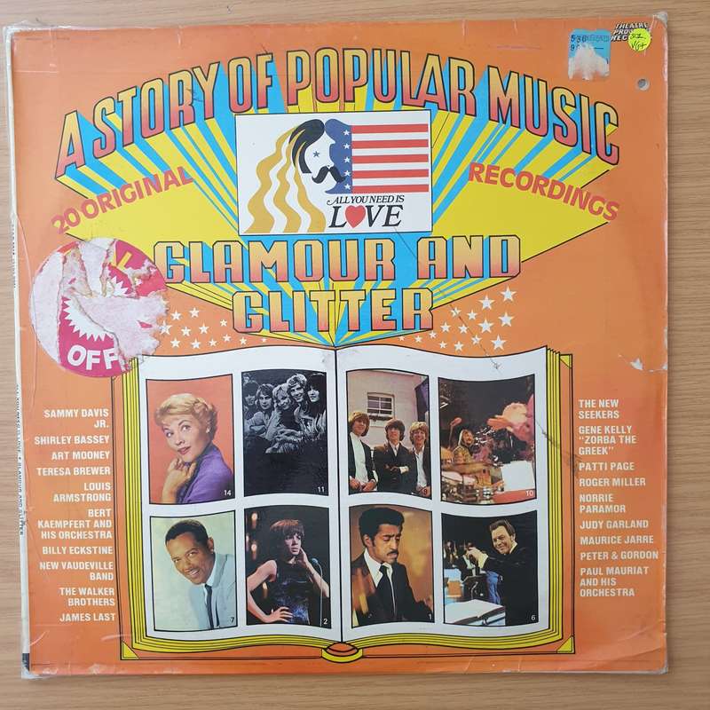 Various  All You Need Is Love: Glamour And Glitter - Vinyl LP Record - Very-Good+ Quality (VG+...