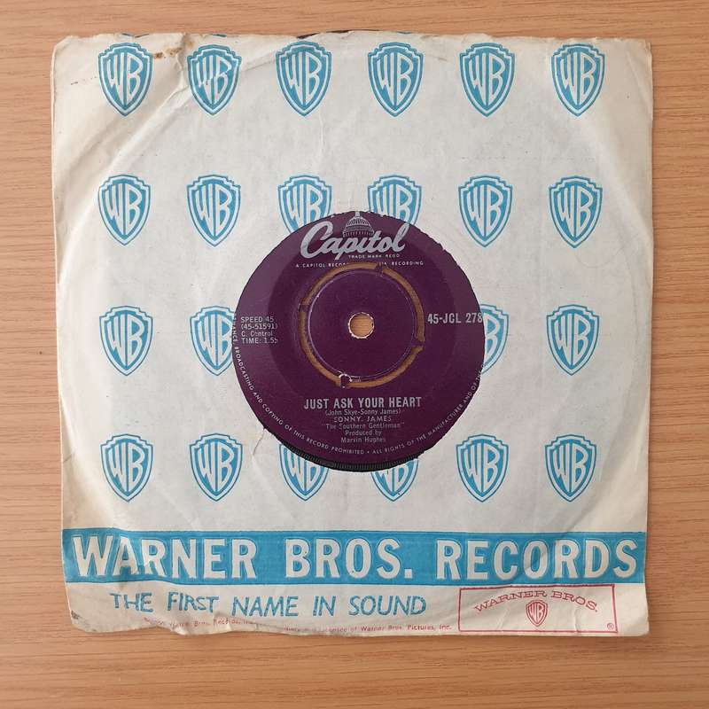 Sonny James  True Love's A Blessing / Just Ask Your Heart - Vinyl 7" Record - Very-Good+ Quali...