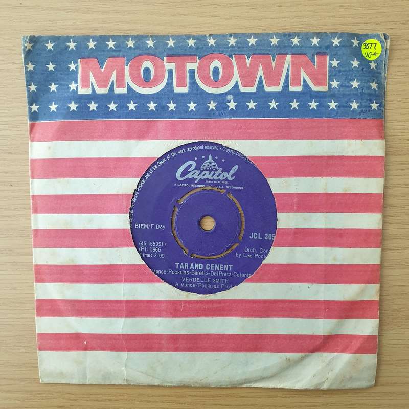 Verdelle Smith  Tar And Cement / A Piece Of The Sky - Vinyl 7" Record - Very-Good+ Quality (VG...