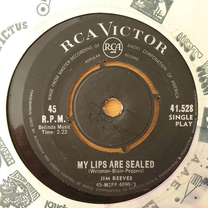 Jim Reeves  I'd Like To Be - Vinyl 7" Record - Very-Good+ Quality (VG+) (verygoodplus)