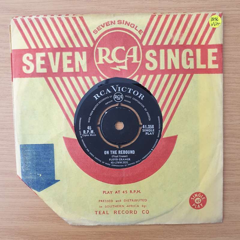 Floyd Cramer  On The Rebound / Mood Indigo - Vinyl 7" Record - Very-Good+ Quality (VG+) (veryg...