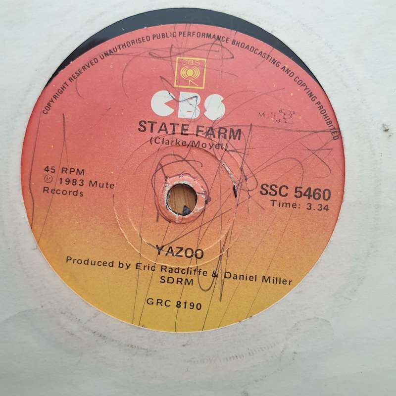 Yazoo  Nobody's Diary - Vinyl 7" Record - Very-Good+ Quality (VG+) (verygoodplus)