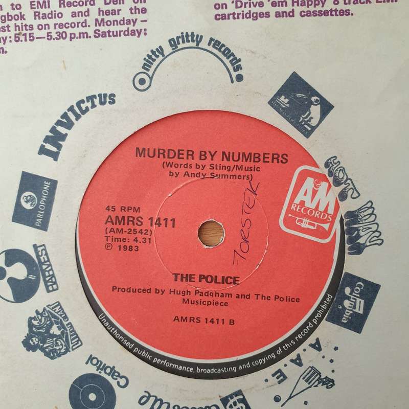 The Police  Every Breath You Take - Vinyl 7" Record - Very-Good+ Quality (VG+) (verygoodplus)