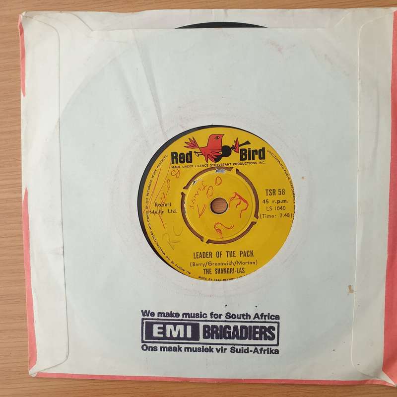 The Shangri-Las  Leader Of The Pack / What Is Love - Vinyl 7" Record - Very-Good+ Quality (VG+...