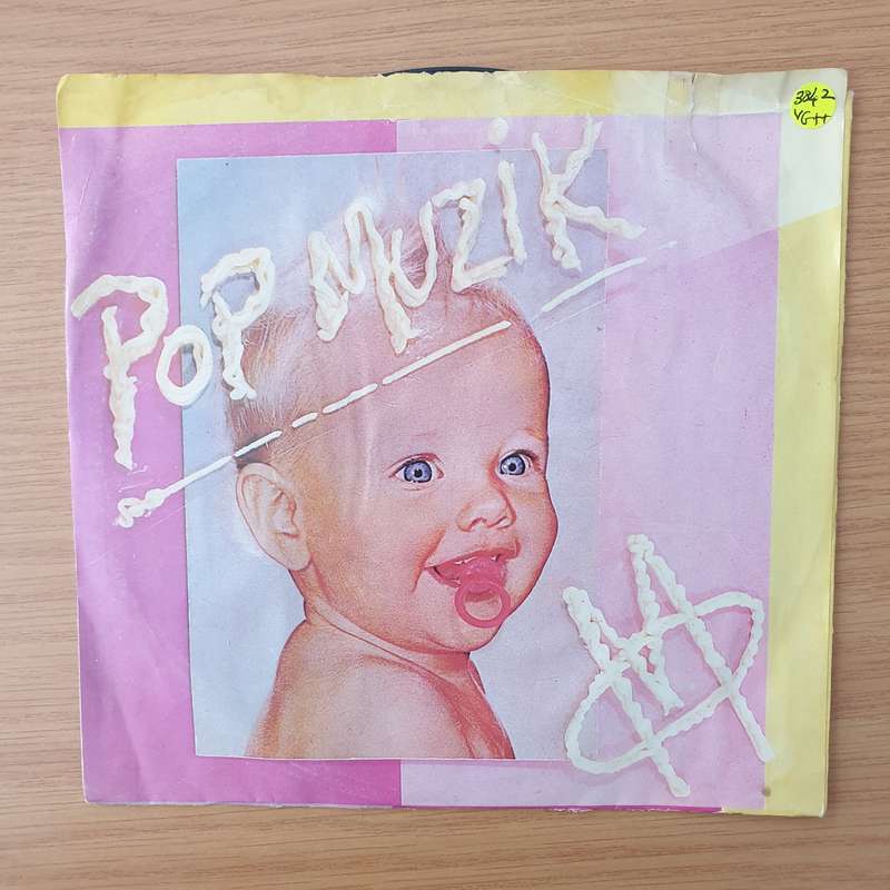 M  Pop Muzik - Vinyl 7" Record - Very-Good+ Quality (VG+) (verygoodplus)