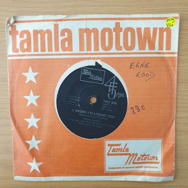 Rare Earth  (I Know) I'm Losing You / Born To Wander - Vinyl 7" Record - Very-Good+ Quality (V...