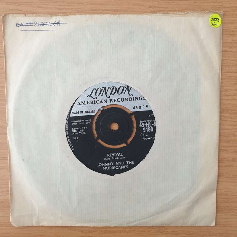 Johnny And The Hurricanes  Rocking Goose - Vinyl 7" Record - Very-Good+ Quality (VG+) (verygoo...