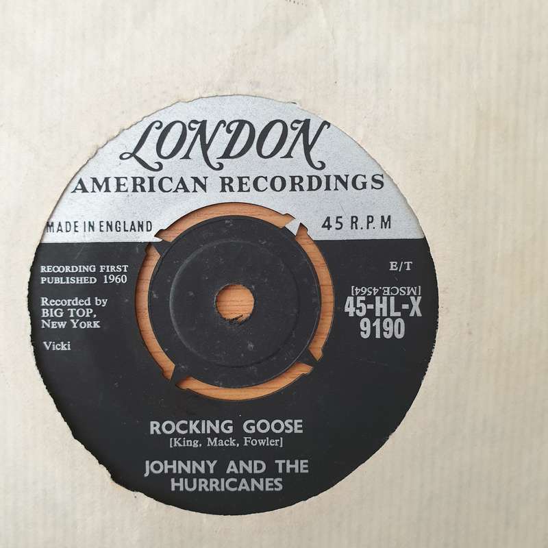 Johnny And The Hurricanes  Rocking Goose - Vinyl 7" Record - Very-Good+ Quality (VG+) (verygoo...