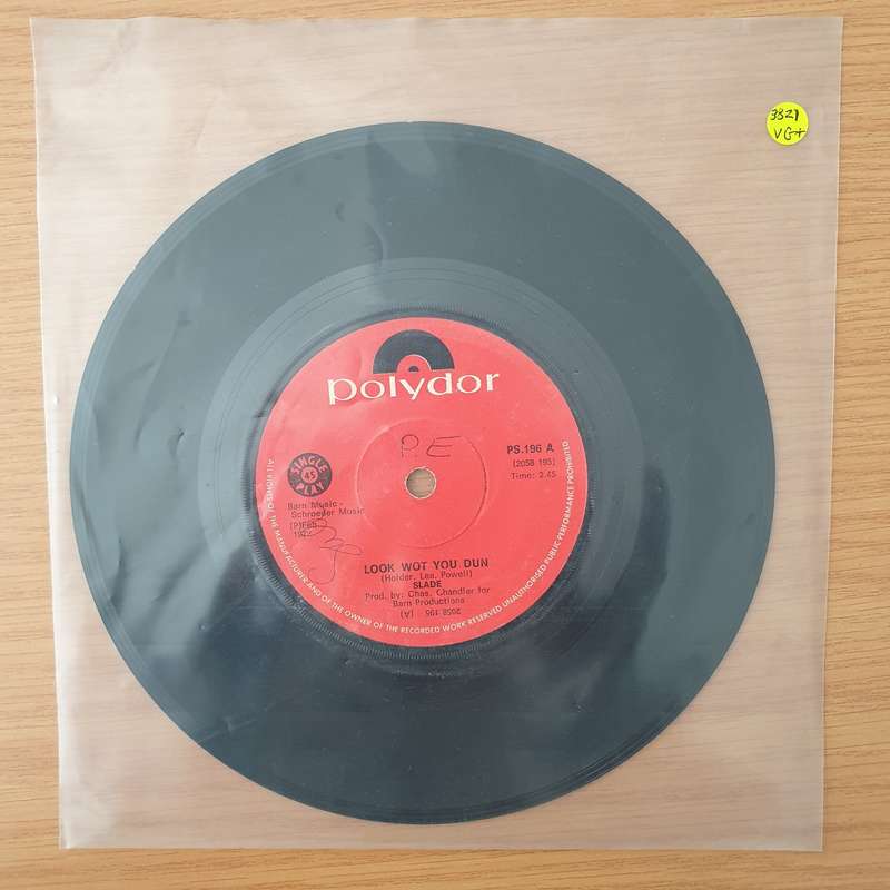 Slade  Look Wot You Dun - Vinyl 7" Record - Very-Good+ Quality (VG+) (verygoodplus)