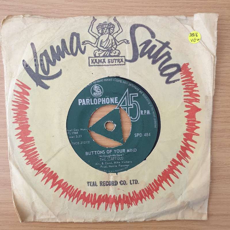 The Scaffold  Lily The Pink - Vinyl 7" Record - Very-Good+ Quality (VG+) (verygoodplus)