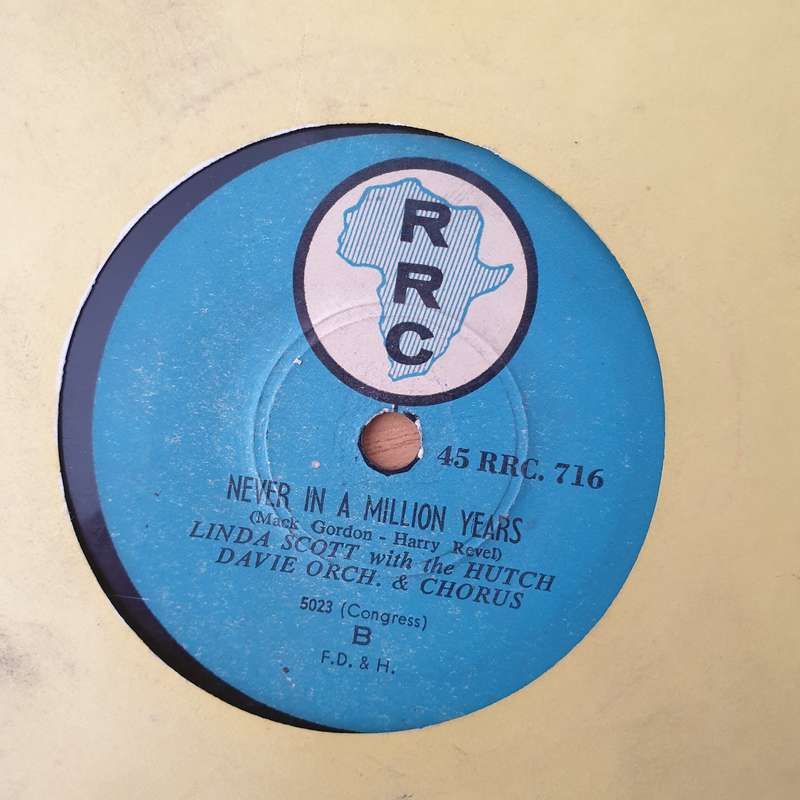 Linda Scott  Never In A Million Years - Vinyl 7" Record - Good+ Quality (G+)(gplus)