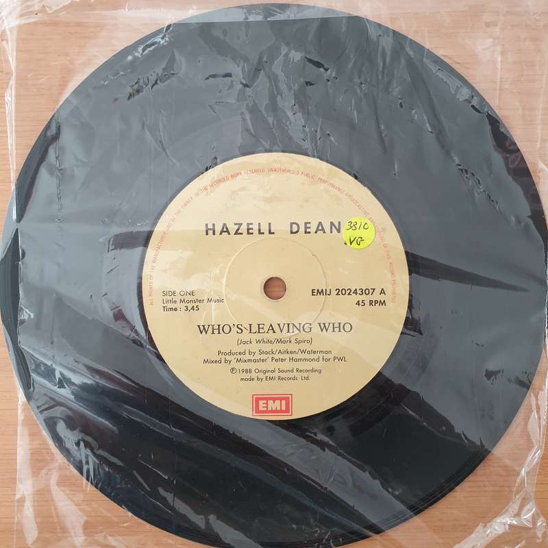 Hazell Dean  Who's Leaving Who - Vinyl 7" Record - Very-Good Quality (VG) (vgood)