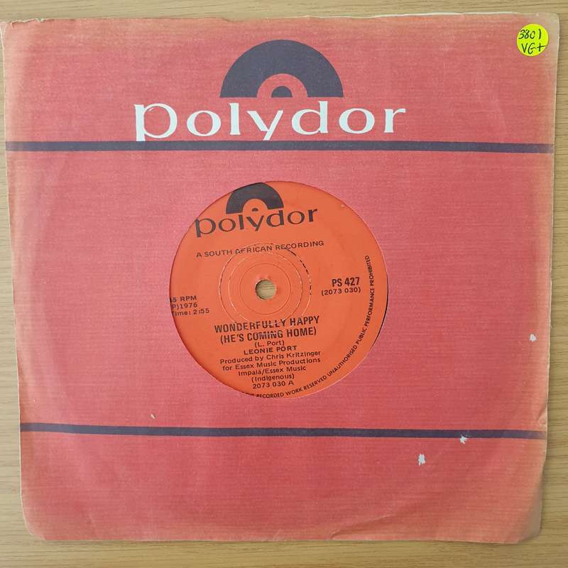 Leonie Port  Wonderfully Happy (He's Coming Home) / If Only You Could Stay - Vinyl 7" Record -...