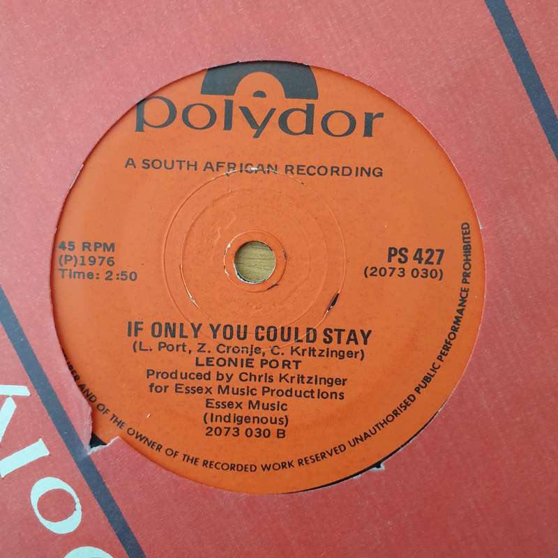 Leonie Port  Wonderfully Happy (He's Coming Home) / If Only You Could Stay - Vinyl 7" Record -...