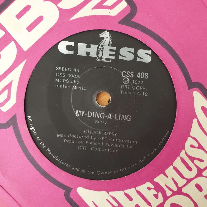 Chuck Berry  My Ding-A-Ling - Vinyl 7" Record - Very-Good+ Quality (VG+) (verygoodplus)