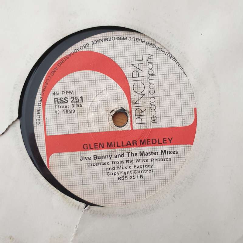 Jive Bunny And The Mastermixers  Swing The Mood - Vinyl 7" Record - Very-Good+ Quality (VG+) (...