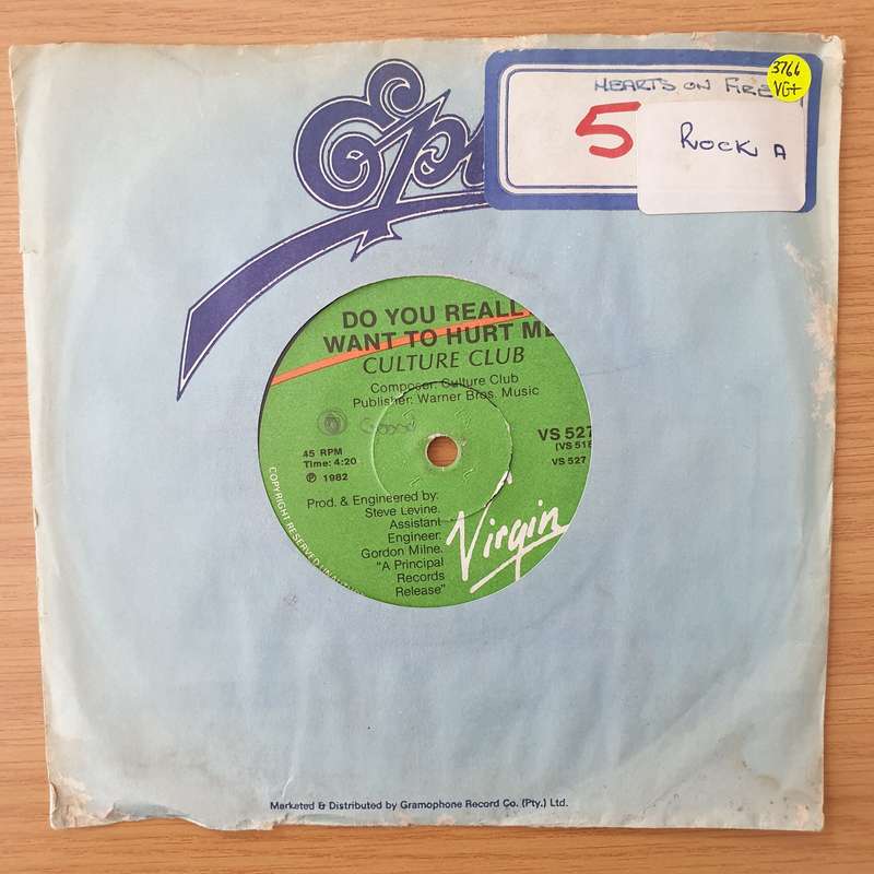 Culture Club  Do You Really Want To Hurt Me - Vinyl 7" Record - Very-Good+ Quality (VG+) (very...