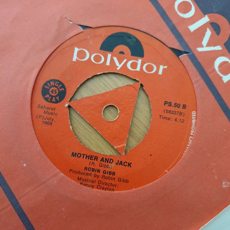 Robin Gibb  Saved By The Bell - Vinyl 7" Record - Good+ Quality (G+) (gplus)